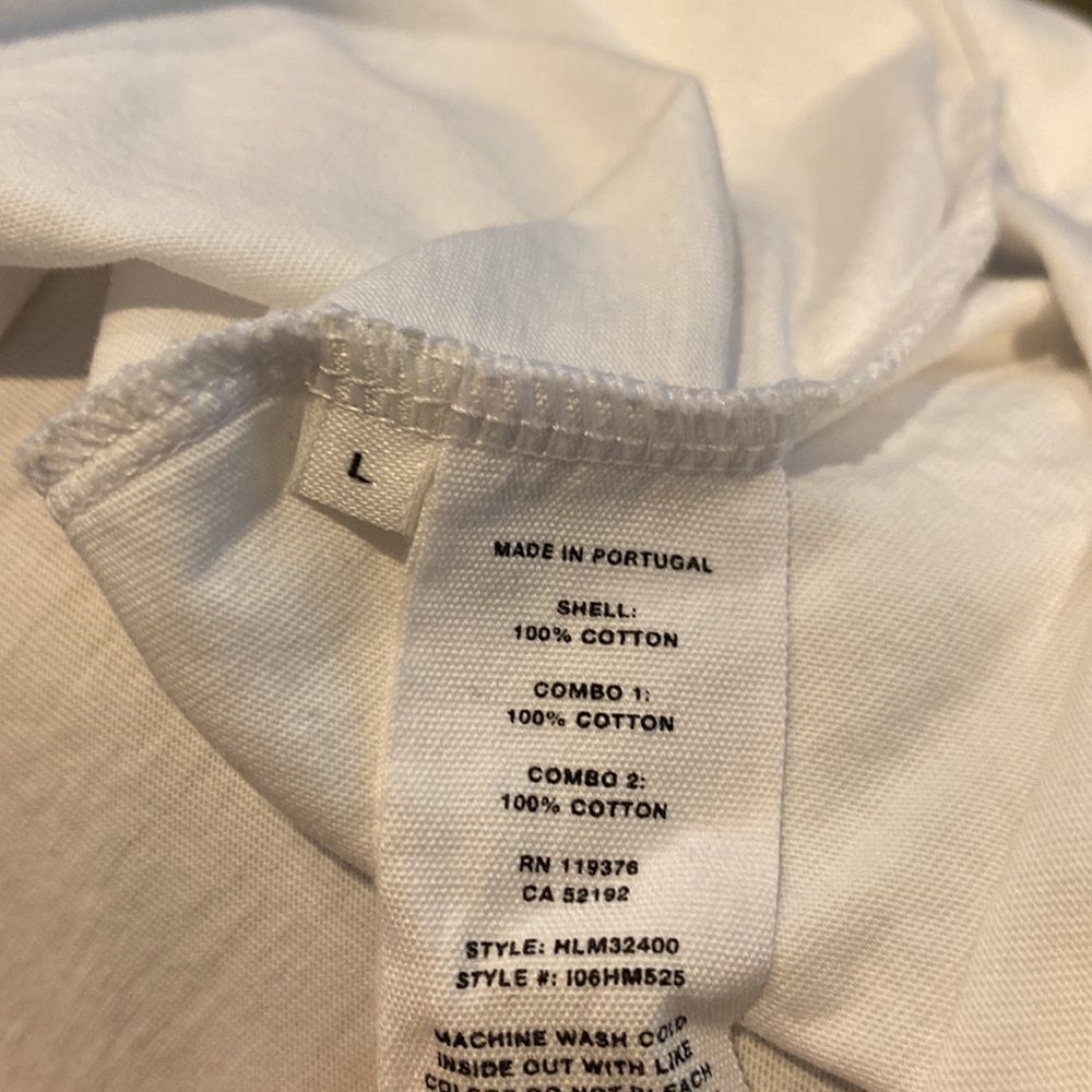 Helmut Lang Large Long-Sleeve Color-Block Logo Gr… - image 8